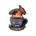 Crap Cup Coffee Sticker Vinyl Sticker