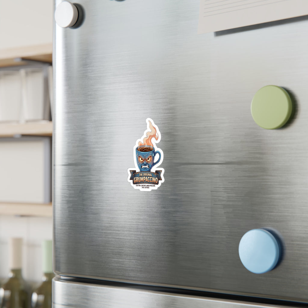 The Grumpacino Vinyl Sticker