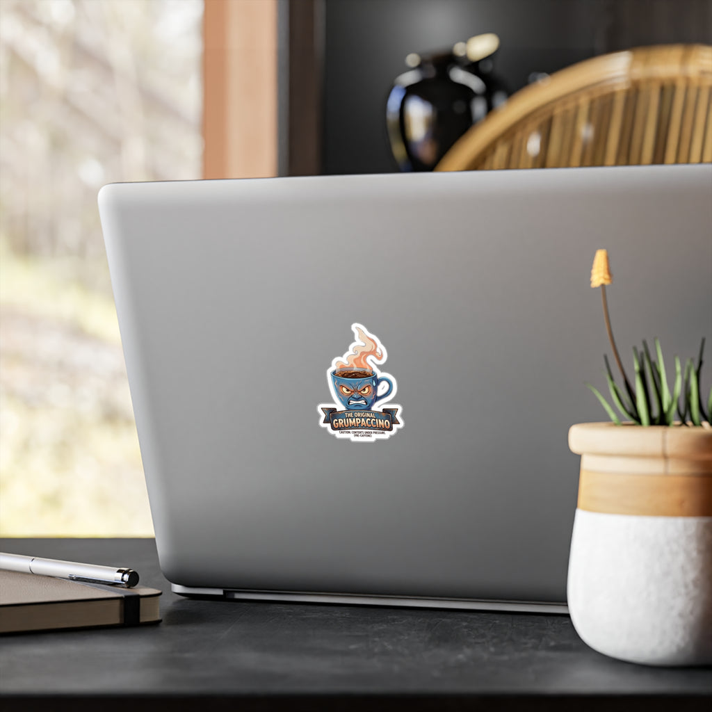 The Grumpacino Vinyl Sticker