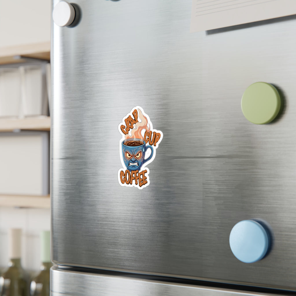 Crap Cup Coffee Vinyl Sticker